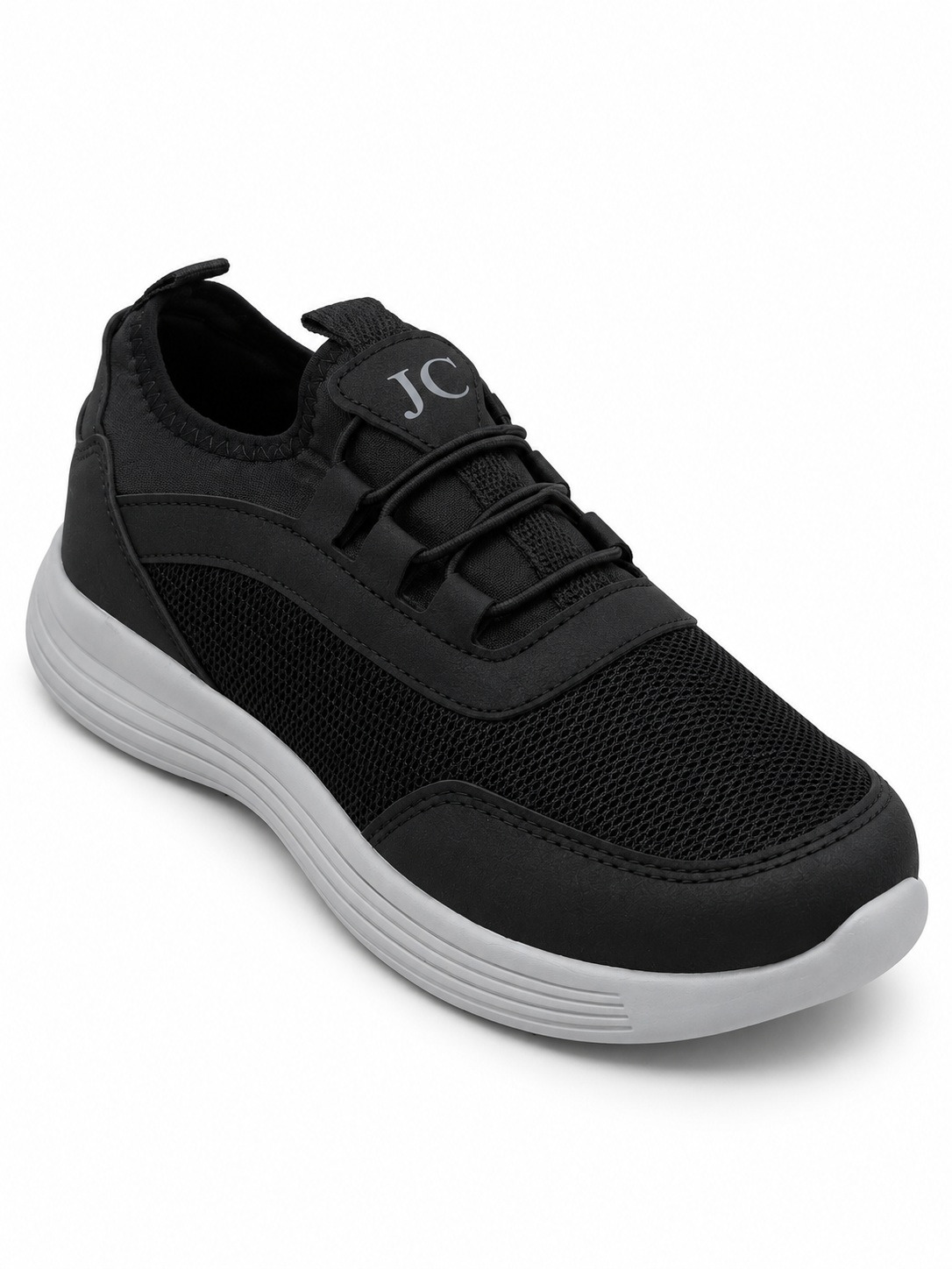 Kadın Siyah Bağcıklı Casual Sneaker Spor Ayakkabı - Görsel 3
