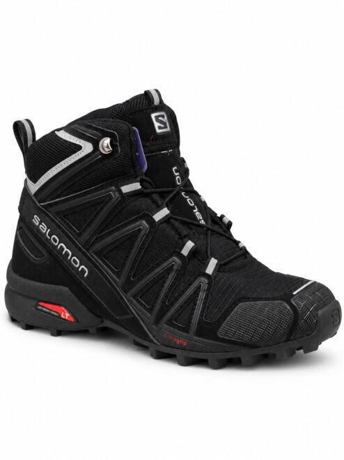 Erkek Siyah Yüksek Bilek Outdoor Ayakkabı – Trekking ve Günlük Kullanım